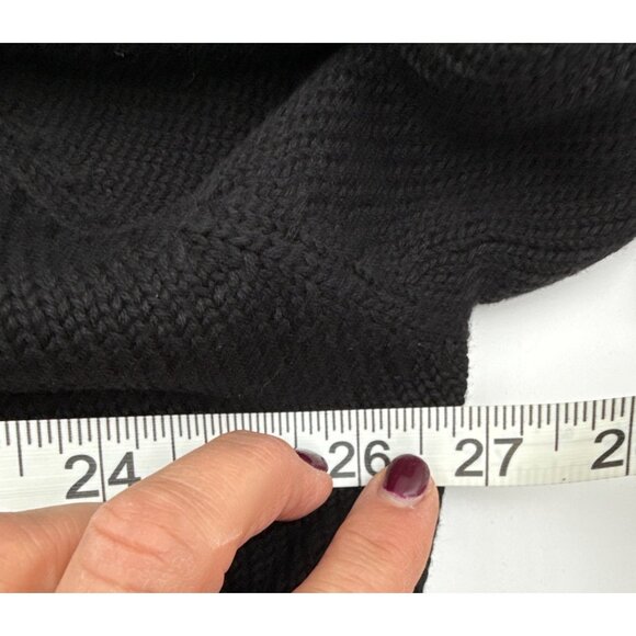 NWT Quacker Factory Apple Cottagecore Sweater Knit Pullover Black 1X Novelty - Picture 7 of 12